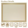 Better Office Products Award Certificate Paper, Gold Foil Metallic Border, Ivory, Letter Size, Diploma Cert Paper, 100PK 64292